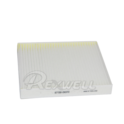 Auto Spare Parts Car Carbon Air Filter A/C Filter White 87139-0K070 for Toyota Lexus Mazda Subaru Hilux GUN125 2005-