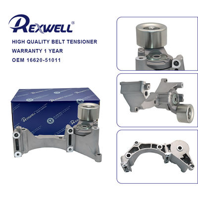 REXWELL New Genuine Top Quality Auto Engine Fan V-Ribbed Belt Tensioner Pulley 16620-51011 for TOYOTA LAND CRUISER 1VD-FTV 2008-